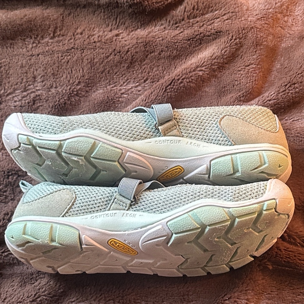 Keen Hush Knit Light Green Casual Mary Jane Shoes - Picture 13 of 14